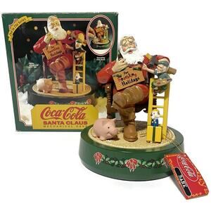 Coca Cola Santa Claus Mechanical Bank 1984 2nd in Series by Ertl w/Original Box